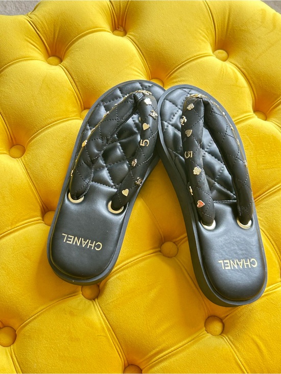 CHANEL Shoes - SOLD.  SOLD.  SOLD. 
Chanel Leather Flip Flops